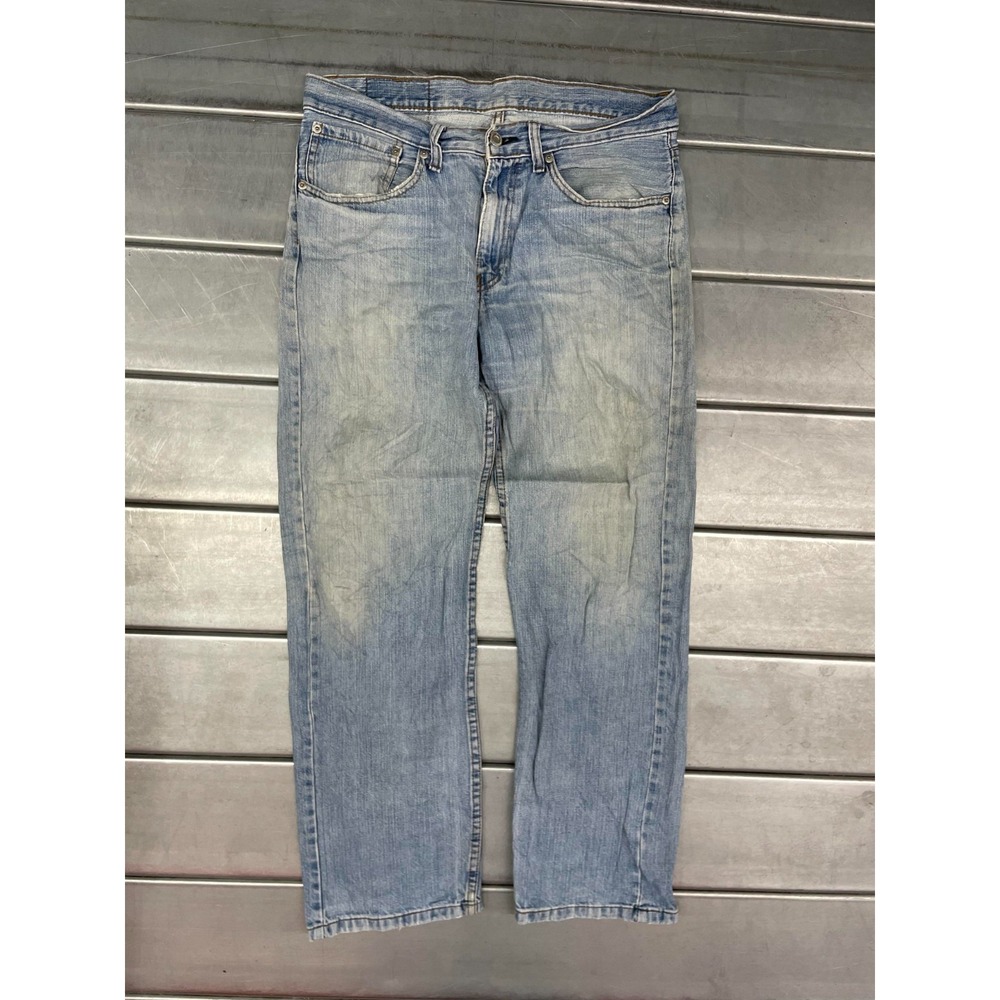 VTG Levis 751 Jeans Mens 32X30 Blue Light Wash Denim Straight Leg 100% Cotton